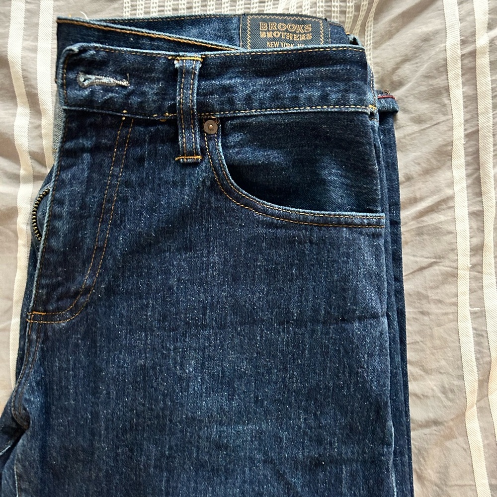 Brooks Brothers Relaxed Blue Jeans Classic Style